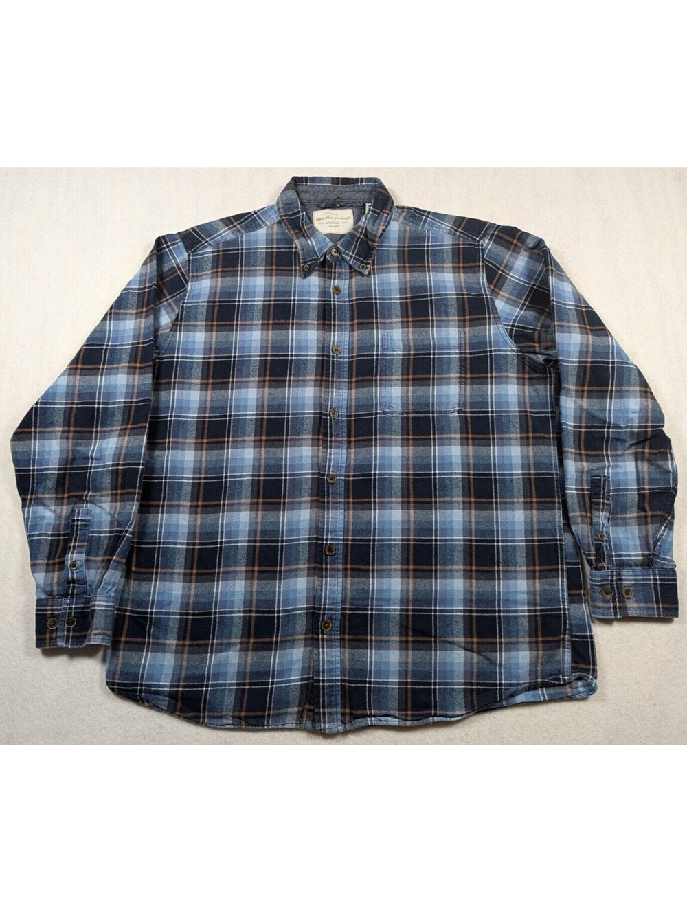 Weatherproof Vintage - Men's - Plaid / Flannel Button up Shirt - Size XL/EG